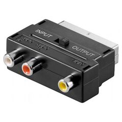 Adapter AV Goobay Scart - Composite czarny (50122)
