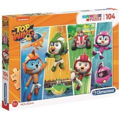 Clementoni Puzzle 104 elementów Super Kolor Ptasia Akademia