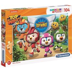 Clementoni Puzzle 104 elementów Super Kolor Ptasia Akademia