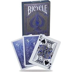 Bicycle Karty Metalluxe niebieskie