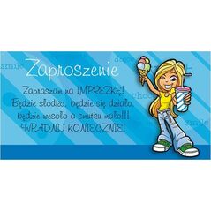 Stamp Zaproszenia Young nr 03 (opakowanie 10 szt)
