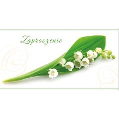 Stamp Zaproszenia Flowers nr 01 (opakowanie 10 szt)