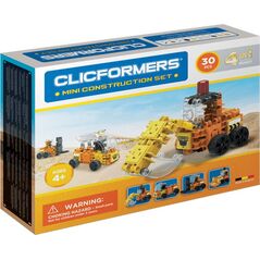 Clics CLICFORMERS Maszyny Budowlane (4 w 1) 30 elementów