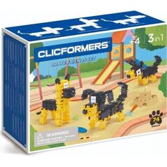 Clics Klocki CLICFORMERS Black and yellow friends 74el (806003)
