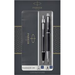 Parker ZESTAW DŁUGOPIS+PIÓRO WIECZNE IM CZARNY CT 2093215