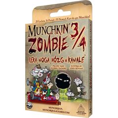 Black Monk Munchkin Zombie 3/4 Ręka, Noga, Mózg w kanale