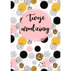 Trend Karnet B6 twoje urodziny silver