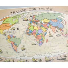 Zachem Podkładka - mapa trasami odkrywców Polski