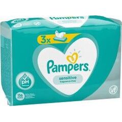 Pampers Zestaw chusteczek Chusteczki Sensitive 3x52