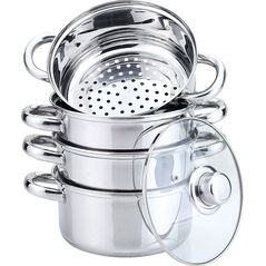 KingHoff GARNKI DO GOTOWANIA NA PARZE 5 ELE / 22CM KINGHOFF [KH-3329]