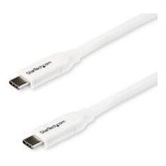 Kabel USB StarTech USB-C - USB-C 2 m Biały (USB2C5C2MW)