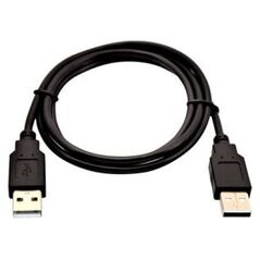 Kabel USB V7 USB-A - USB-A 1 m Czarny (V7USB2AA-01M-1E)