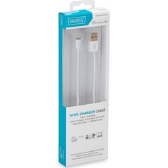 Kabel USB Digitus USB-A - 1 m Biały (DB-600106-010-W)