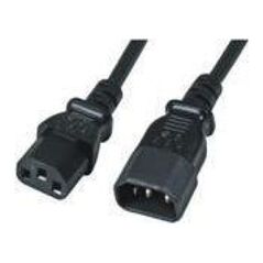 Kabel zasilający Mcab Mcab 2.0M POWER CORD C13-C14 - BK/EXTENSION F/M 3 X 0.75MM2