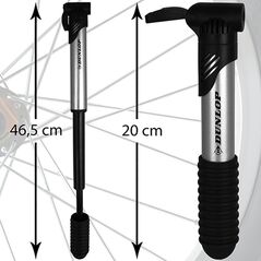Dunlop Pompka Rowerowa DUNLOP Mini Alu 120psi (8bar) uniwersalny