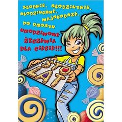 Stamp Karnet Young B6 + koperta wzór nr 010 Urodziny