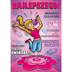 Stamp Karnet Young B6 + koperta wzór nr 019 Urodziny