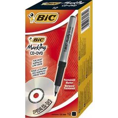 Bic Marker Marking CD/DVD czarny (12szt) BIC