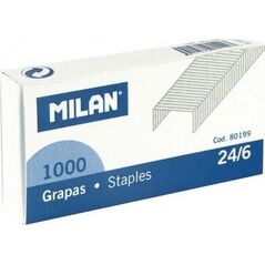 Milan Zszywki metalowe 24/6 1000szt MILAN