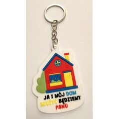Breloczek Szaron Brelok gumowy - domek - Ja i mój dom