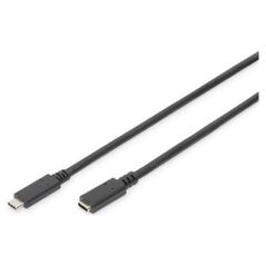 Kabel USB Digitus USB-C - USB-C 2 m Czarny (AK-300210-020-S)