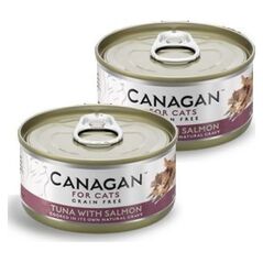 Canagan CANAGAN KOT pusz.75g TUNA WITH SALMON TUŃCZYK / ŁOSOŚ /12