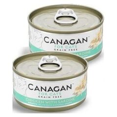 Canagan CANAGAN KOT pusz.75g CHICKEN/SARDINE KURCZAK / SARDYNKA /12