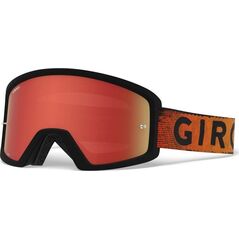 Giro Gogle GIRO BLOK MTB black red hypnotic (Szyba Czerwona Lustrzana AMBER SCARLET + Szyba Przeźroczysta 99% S0)