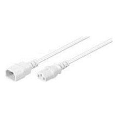 Kabel zasilający MicroConnect Power Cord C13-C14 0.5m White