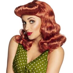 Boland Peruka Pin-Up ruda - 1 szt. uniwersalny