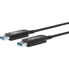 Kabel USB MicroConnect USB-A - USB-A 15 m Czarny (USB3.0AA15BOP)