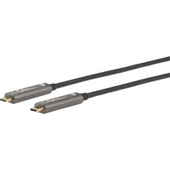 Kabel USB MicroConnect USB-C - USB-C 20 m Czarny (USB3.1CC20OP)