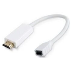 Adapter AV MicroConnect DisplayPort Mini - HDMI biały (HDMMDP)