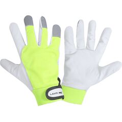 Lahti Pro Rękawice ochronne ze skóry koziej żółte 8" (L272308P)