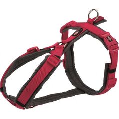 Trixie Szelki trekkingowe Premium, L: 70–85 cm/25 mm, fuksja/grafitowe