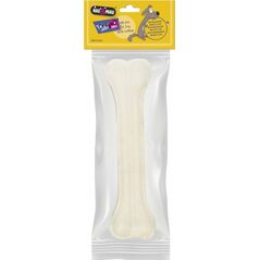 Hau&Miau KOŚĆ PRASOWANA BIAŁA, 21,5 cm ,1szt/op, 145 g/op, 144 op/karton