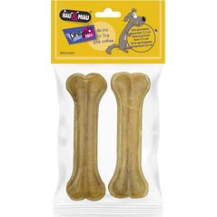 Hau&Miau KOŚĆ PRASOWANA NATURALNA,12,5 cm 2szt/op,90 g/op, 96 op/karton