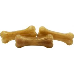Hau&Miau KOŚĆ PRASOWANA NATURALNA,10cm ,3szt/op,90 g/op, 96 op/karton
