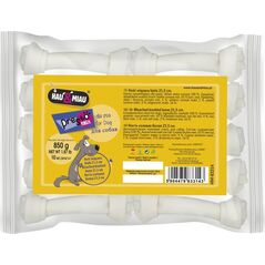 Hau&Miau KOŚĆ WIĄZANA BIAŁA 21,5cm, 10szt/op, 850g/op
