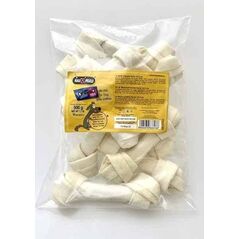 Hau&Miau KOŚĆ WIĄZANA BIAŁA 16,5cm, 10szt/op, 500g/op