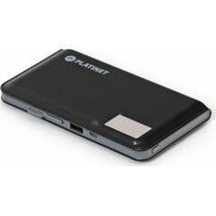 Powerbank Platinet Polymer USB + LCD 12000mAh Czarny