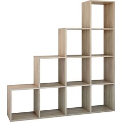 Topeshop REGAŁ KOMOROWY SCHODKOWY POZIOMOWY STEP RS-40 SONOMA