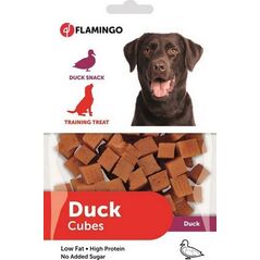 Flamingo Flamingo Przysmak dla psa Kostki z kaczki 85g
