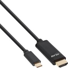 Kabel USB InLine USB-C - HDMI 1 m Czarny (64111)