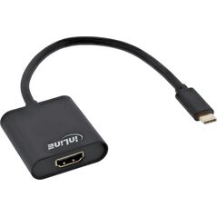 Adapter USB InLine USB-C - HDMI Czarny  (64101B)