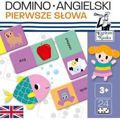 Edgard Kapitan Nauka. Domino. Angielski. Pierwsze słowa