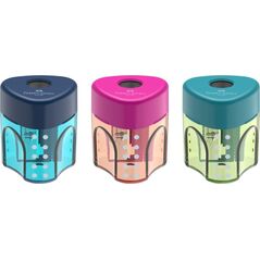 Faber-Castell Temperówka Auto Grip Mini mix kol FABER CASTELL