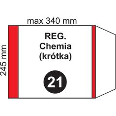 Folplast Okładka na podr regulowana krótka NR 21 (20szt)