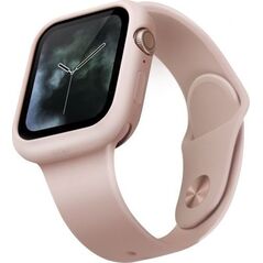 Uniq UNIQ etui Lino Apple Watch Series 5/4 44MM różowy/blush pink
