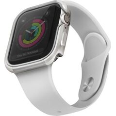 Uniq UNIQ etui Valencia Apple Watch Series 5/ 4 40MM srebrny/titanium silver